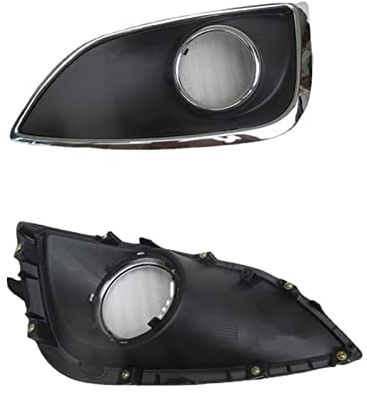 EMTOG Nebelscheinwerfer-Abdeckungsrahmen passend for Hyundai IX35 Chrom-Frontstoßstange Abdeckung für Nebelscheinwerfer (Size : 2 Pcs LH and RH)