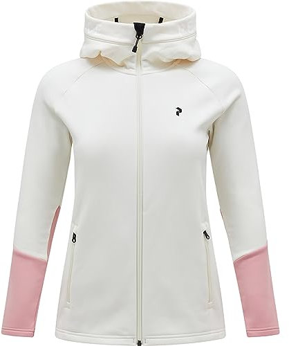 Peak Performance Rider Zip Hood Women Größe L vintage white/warm blush