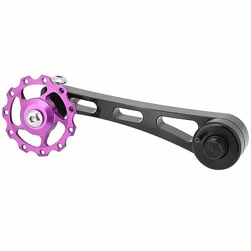 BOROCO Fahrrad Kettenspanner,Aluminiumlegierung Hintere Fahrrad Kettenführung,Single Speed Kettenschutz Fahrrad für Mountainbike,Road Bike