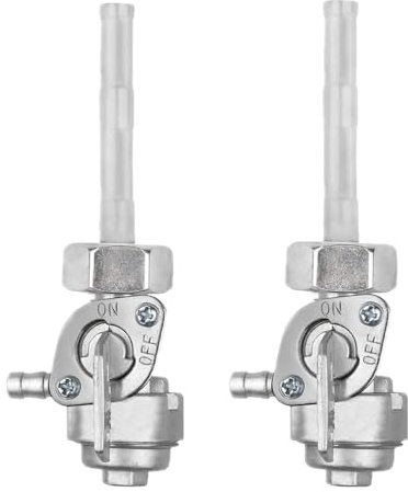 Gewxgzo Válvula de cierre del generador, ajuste universal, bomba de tanque de gas, interruptor de combustible, paquete de 2, M16 x 1,5 mm, para generadores de 3500 W a 9000 W, gasolina