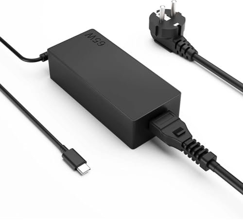 Powbcsic 65W USB C Netzteil Ladekabel Type-C für Lenovo Thinkpad T480S T490 T490S Yoga/Chromebook/HP/Dell und Allen USB-C-Geräten, Ladegerät Laptop ladekabell