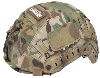 EXCELLENT ELITE SPANKER Tactical Helmet Cover, Military Fast Helmet Cover for Ops-Core Fast PJ/MH in Size M/L -Without Helmet(Multicam)