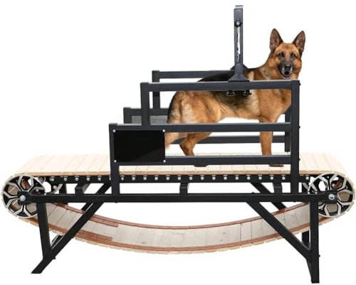Laufband für kleine Hunde, Laufband für große und mittelgroße Hunde, für Lauf, Cardio, Zuhause, Hinterhof, 100 kg Kapazität
