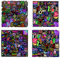TNSRAY Neon Aufkleber, 250 Stück Aufkleber Neon Sticker Set, Coole Graffiti Sticker, Wasserfeste Vinyl Sticker Decals Coole Graffiti Sticker für Laptop Skateboard Scrapbook Trinkflasche