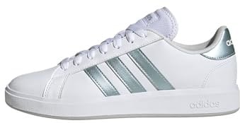 adidas Damen Grand TD Lifestyle Court Casual Shoes Schuhe, FTWR White/Magic Grey met/Grey Two