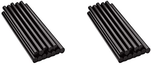 Haopeuk 30Pcs Hot Glue Sticks, 270 X11mm Black Hot Melt Glue Sticks for Car Body Dent Repair Remover Crafts DIY Projects