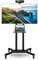 COSTWAY Soporte TV de Pie, Soporte de Pie Móvil para Pantallas de 32-70 Pulgadas, Carro de Altura Ajustable con Estante para Cámara, Gestión de Cables, Soporte de TV de Piso con Capacidad de 50kg