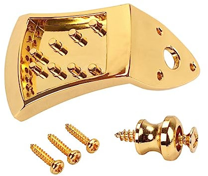 ifundom Cordal De Mandolina Triangular De Metal De Repuesto De 8 Cuerdas Con Tornillos Accesorios Para Instrumentos De Mandolina Cordal