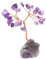 PRETYZOOM Kristall-Geldbaumschmuck schmuckbaum Kristallbaum Edelsteinbaum Glücksbringer Baum Edelstein Baum Draht Glücksbaum aus Kristall natürlicher Edelstein-Geldbaum Violett