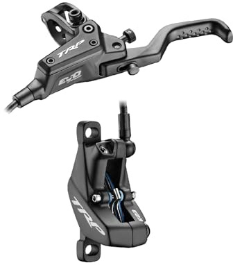 TRP Frein VTT EVO PRO - Levier Droit - durite 190mm - Noir | Kompatibel mit modernen Scheibenbremssystemen, präzise Modulation, zuverlässige Bremskraft, Leichtbauweise