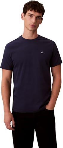 Calvin Klein Herren T-Shirt Kurzarm Classic Monogram Tee mit Rundhalsausschnitt