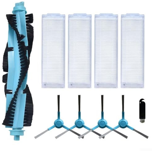 Eawfgtuw Cecotec Conga Robot Aspirador Kit de Accesorios Cepillo de Rodillo Principal Cepillos Laterales Filtros para Modelos 3290 3390 3490 3590 3690 3790 3890 Elite 4090 4690 5090 5490 6090 7090