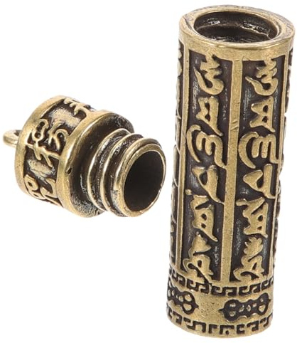 YOSADIER Pendentif Clé Baril Rétro Laiton Antique Ornement Porte-clé Bouteille Décorative Unique Pendentif Accessoire Artisanal Pour Sac Et Voiture