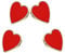 Healeved 4Stücke Herz Brosche für Valentinstag Kreative Anstecker für Damen Kragendekoration Elegantes Kleidungsstück Zubehör für Partys Besondere Anlässe