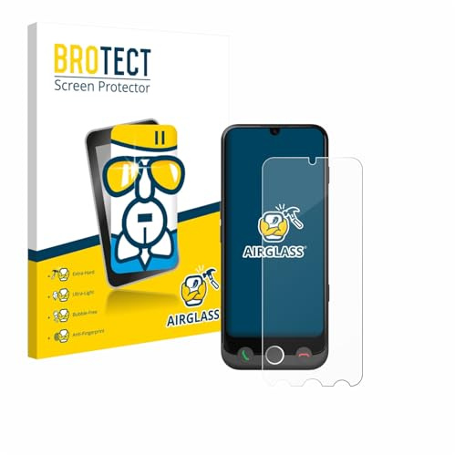BROTECT Schutzglas für Doro Aurora A30 | Transparenter Displayschutz Made in Germany Schutzfolie Panzer Folie Glas 9H Anti-Fingerprint Einfache Montage Clear