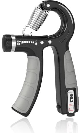 UNILECON Handtrainer Unterarmtrainer Griffkraft Trainer - Einstellbarer Widerstand 5-60kg Hand Trainer,Rutschfester Griff und Ergonomisches Design,Fingertrainer für Sportler