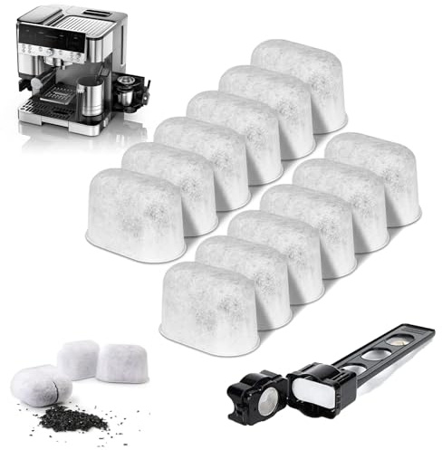 12 Stück Aktivkohlefilter Kohlefilter,Wasserfilter Einsätze Für Ninja Luxe Cafe,Filter Zubehör Für Ninja Kaffeemaschine,Wasserfiltereinsätze Für NinjaLuxe Café Zubehör,Wasserfilter Für Kaffeemaschine
