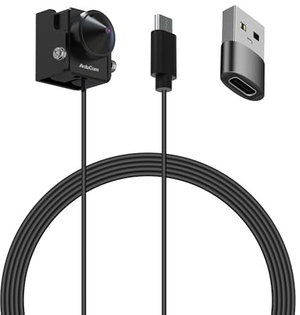 Arducam 2MP Mini USB Camera Module, Ultra Low Light UVC Webcam with STARVIS 2 Sensor, 1080P USB Webcam for PC, Laptop, Raspberry Pi