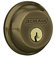 SCHLAGE B60N609 Deadbolt with Standard Trim Keyed 1 Side, Highest Residential Security, Antique Brass