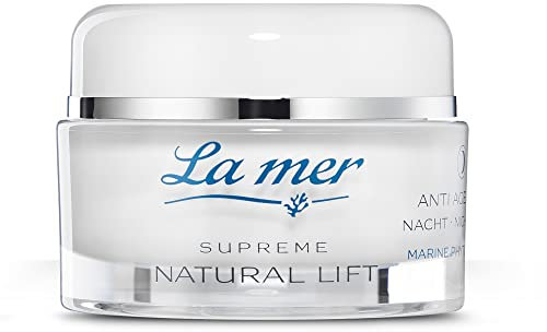 La mer Supreme Natural Lift Cream Nacht - Gesichtscreme für die Nacht - Stark glättende und straffende Nachtcreme - Reduziert die Faltentiefe und verbessert die Hautstruktur - 50 ml