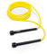 TRENAS Springseil | Jump Rope | Rope Skipping Seil | Springseil Erwachsene & Kinder | 3 Meter | Einfach verstellbar | Speed Rope | Gelb
