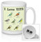 Bagamug I Love Tits New Quick and Easy Funny Joke Office Ceramic Tea and Coffee Bird Watching Mug