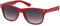 styleBREAKER Kinder Sonnenbrille Retro Nerd Design mit verspiegelten oder getönten Gläsern | UV400 Schutz | Kunststoffrahmen | für Kleinkinder 18 Monate bis 4 Jahre, Gestell Rot/Glas Grau Verlauf