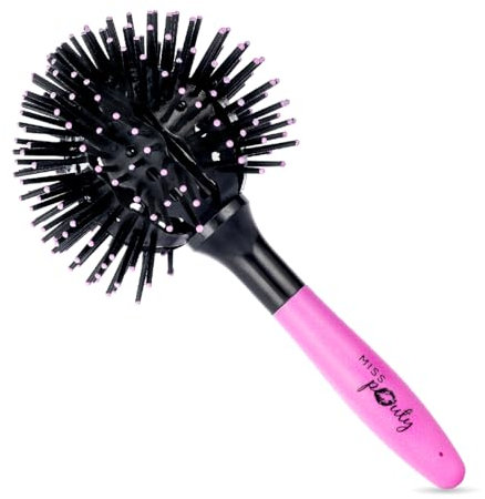 Miss Pouty Amazeball 8 in 1 3D Kugel Bürste | 3D Bomb Curl Brush | Kugelbürste Haare 3D | Kugelbürste 3D