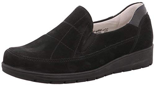 Waldläufer Damen Slipper 812502 812502-259-001 schwarz 568066