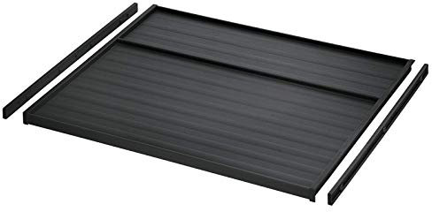 Ninka eins2vier Deckelplatte + Deckelführungsleiste 5279.21/5279.11 für Korpusbreite 600 mm dunkelgrau, Seitenstärke 16 mm Abfalltrennsystem Abfall von SO-TECH®