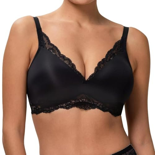 Triumph Womens Amourette Charm Padded Bra, Black, 34B UK