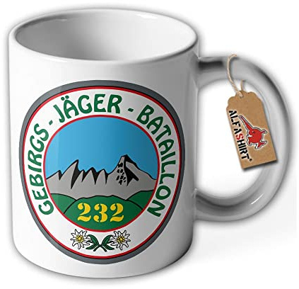 Gebirgsjägerbataillon 232 Bischofswiesen Strub Bayern Gebrigstruppe Tasse #38388