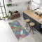 Pasha Home Küchenteppich 80x300 cm Bohemia bunt/Küchenläufer waschbar bei 30°C/Küchenläufer rutschfest und pflegeleicht/Teppich für Küche, Flur, Schlaf- oder Wohnzimmer