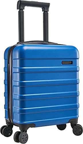 Cabin Max – Valise à Main Anode légère avec Coque Rigide, 4 Roues, Serrure à Combinaison, Bleu égée, 45 x 36 x 20 cm …
