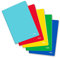 FAVORIT 400166481 cf.5 Quaderni A4, Copertina Monocolore, A Righe 1R, Carta 80g/Mq, rosso, giallo, blu, verde, turchese