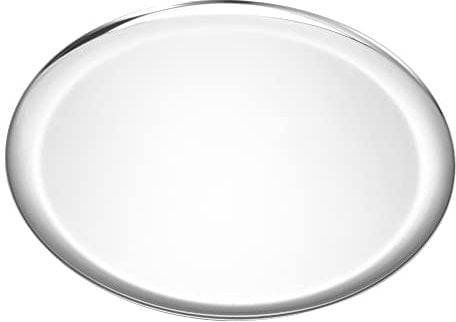 Silber Stainless Steel Tray, Round und Kosmetik - Multi-uses Storage Organizer Plate