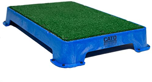 Cato Board - Dog Training Platform (Blue, Turf Surface)