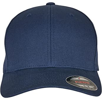 Flexfit Unisex Baseball Cap V Cotton Twill Cap Navy L/XL