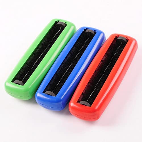 gofidin 3 unidades de color aleatorio de plástico barredora para moquetas de un solo cepillo, limpiador de migas de suciedad para limpieza