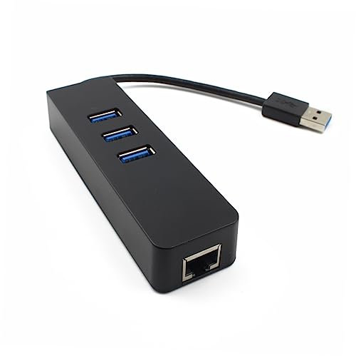 Hemobllo Adaptateur USB vers Ethernet Ports Hub USB pour Pc Mbps LAN sans Fil avec Prise Charge De Données