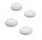 Skull & Co. Convex Thumb Grip Caps Joystick cap Analog Stick cap Thumbstick Grip Cover for Nintendo Switch PRO Controller & PS5 / PS4 / Slim/PRO Controller - White, 2 Pairs (4pcs)