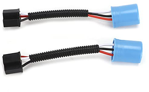 Dioche Scheinwerfer Kabelbaum, 2 Stück 9007 Stecker auf H4 9003 Buchse Kabelbaum Steckverbinder Adapter als Ersatz für H2 Scheinwerfer 12V-24V
