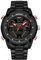 rorios Digital Analog Quarz Uhren für Herren 50M wasserdichte Armbanduhr Männer Stoppuhr Multifunktional Edelstahl Uhr Casual Herrenuhren Militär Elektronische Uhr Schwarz A