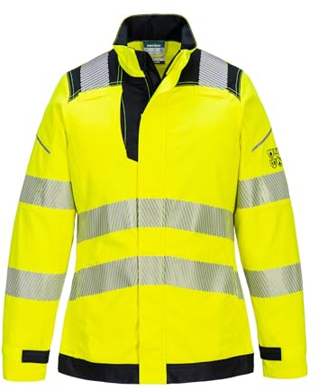 PORTWEST Veste de travail femme PW3 FR Hi-Vis Jaune/Noir L - Vêtements haute visibilité
