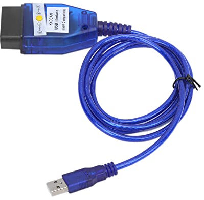 aqxreight Diagnosekabel CD INPA K+CAN K+DCAN Blaues Autoscanner-Fehler-USB-Kabel für Auto E81 E82 E83 E87 E88 20042011