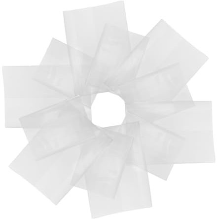 SEWACC 20stücke Transparente Buchhüllen Klare Buchumschläge Wasserdichte Schutzfolien Für Schulbücher Notizbücher