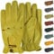 German Wear, Herren Driving Autofahrer-Handschuhe Lederhandschuhe, Größe:9=L, Farbe:Gelb