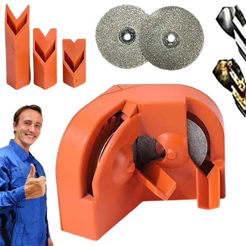 Braioncalit Drill Bit Sharpener, Coptionruise Drill Bit Sharpener, Drill Bit Sharpener, Grishay Sharpmax Pro, Sharpmax Pro, Drill Bit Sharpener, Drill Bit Sharpener for All Bits (1Set)