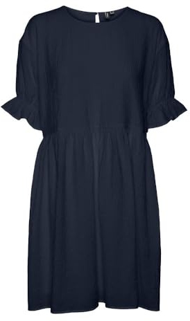 VERO MODA Marineblaues Damenkleid Nabia, marine, X-Small