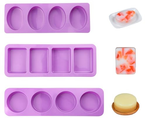 Lot De 3 Formes Géométriques, Moules En Silicone, Moules De Cuisson, Accessoires De Bricolage, Peuvent Être Utilisés Pour Faire Des Gâteaux, De L'Aromathérapie, Du Chocolat